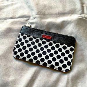 agnès b zipped leather cardholder